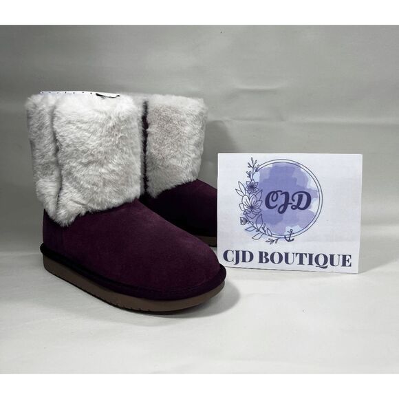 Koolaburra Other - Koolaburra by UGG Kids' Aubrei Short Booties - Plum 2 Little Kids